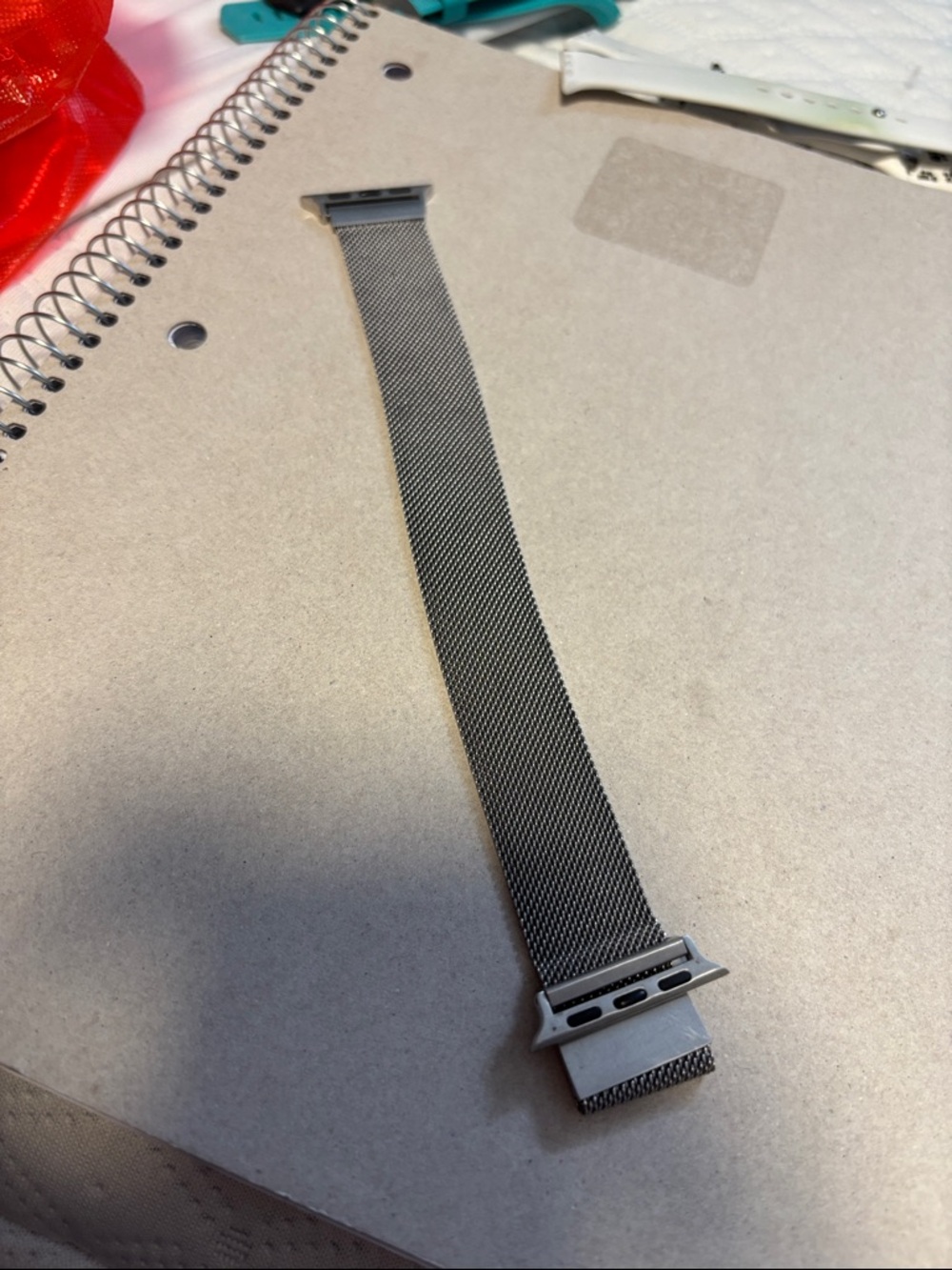 Stainless Steel Milanese Loop Apple Watch Band - Silver